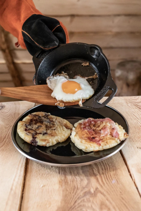 Набор тарелок эмалированных Petromax Enamel Plates 18 см Черный (2 шт)  