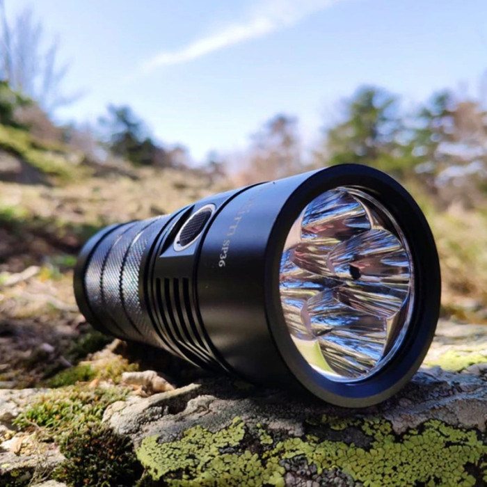 Поисковый фонарь Sofirn SP36 BLF Anduril 4*Samsung LH351D 5600lm 3*18650 USB  