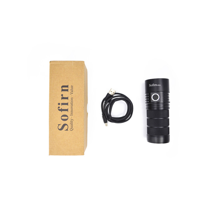 Поисковый фонарь Sofirn SP36 BLF Anduril 4*Samsung LH351D 5600lm 3*18650 USB  