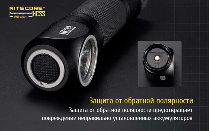 Фонарь налобный Nitecore HC33  