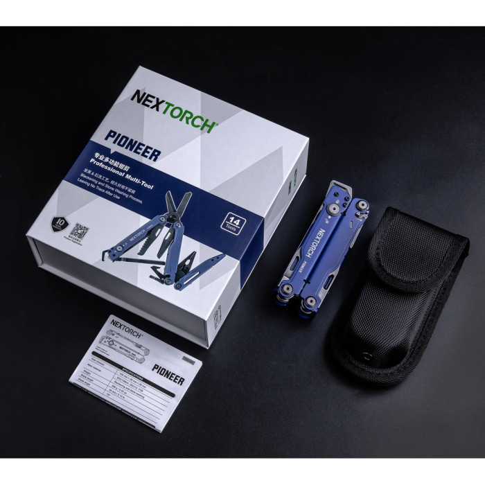 Мультитул Nextorch Pioneer MT20, синий  