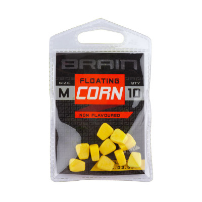 Кукуруза Brain Fake Floating Corn Non Flavoured Размер-S, жёлтый