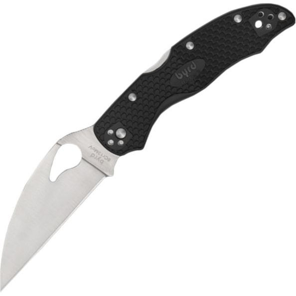 Нож Spyderco Byrd Harrier 2 Wharncliffe, серрейтор (BY01PBKWC2) 