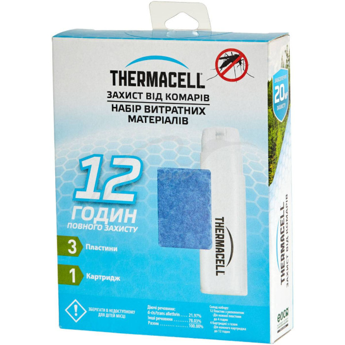 Картридж Thermacell R-1 Mosquito Repellent Refills 12 часов 