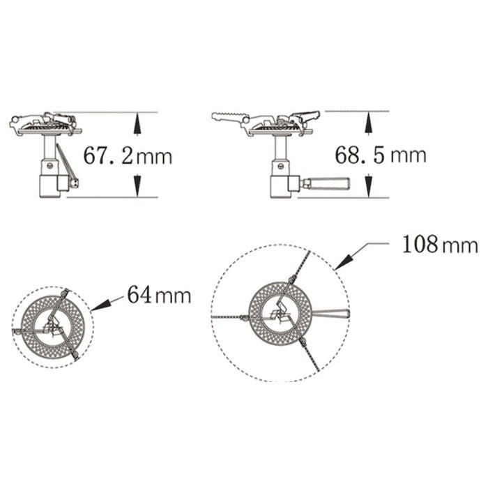 Горелка титановая Fire-Maple FMS-116T  