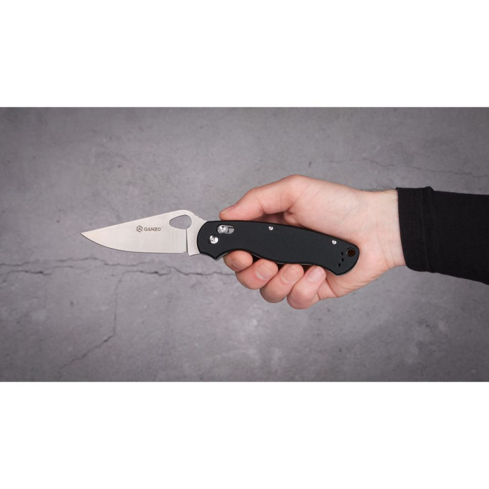 Нож складной Ganzo G729-BK черный  