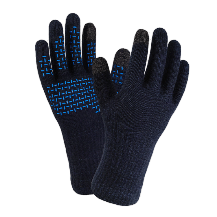 Перчатки водонепроницаемые Dexshell ThermFit 3.0 Gloves, темно-голубые, размер S 