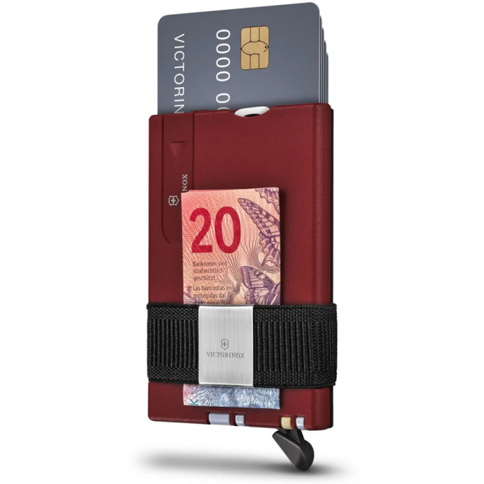 Карта-мультитул с картхолдером Victorinox SMARTCARD Wallet Iconic Red 0.7250.13  