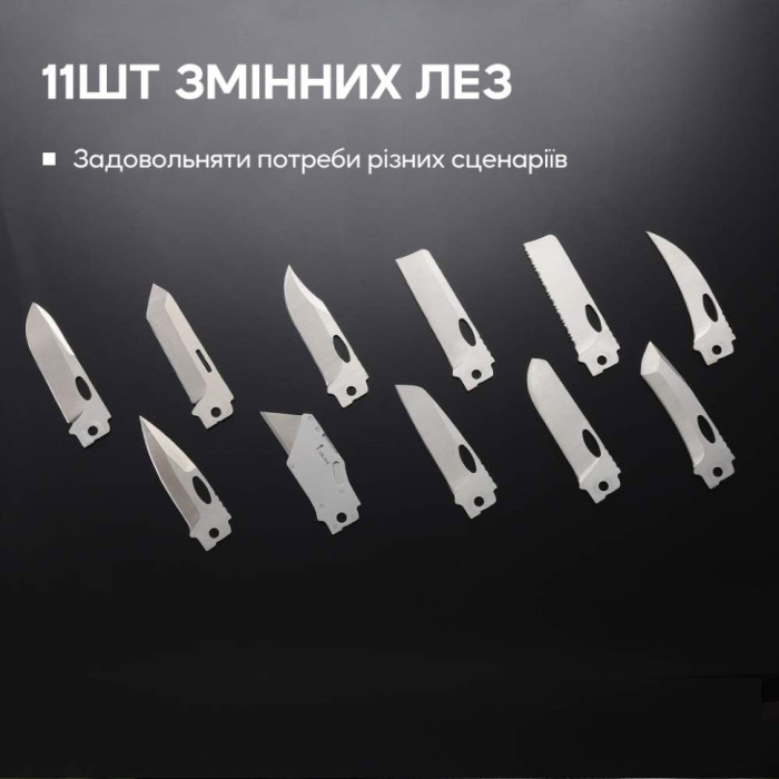 Набор сменных клинков Roxon (BA03; BA08; BA09) 3in1 (открытая/ поврежденная упаковка)  