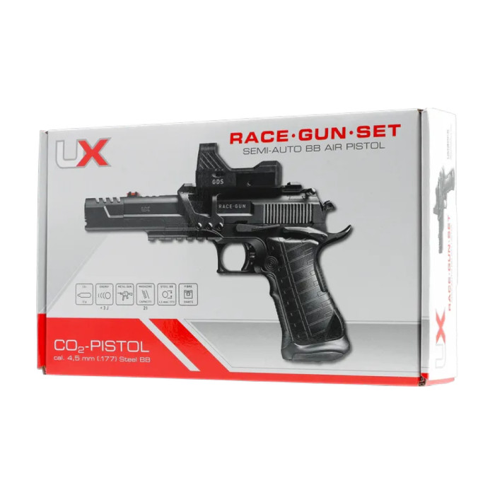 Пневматический пистолет Umarex UX RaceGun Kit кал.4,5мм  
