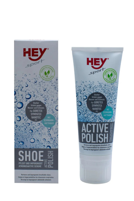 Водоотталкивающая пропитка для обуви HeySport Activ-Polish 75ml Черный  