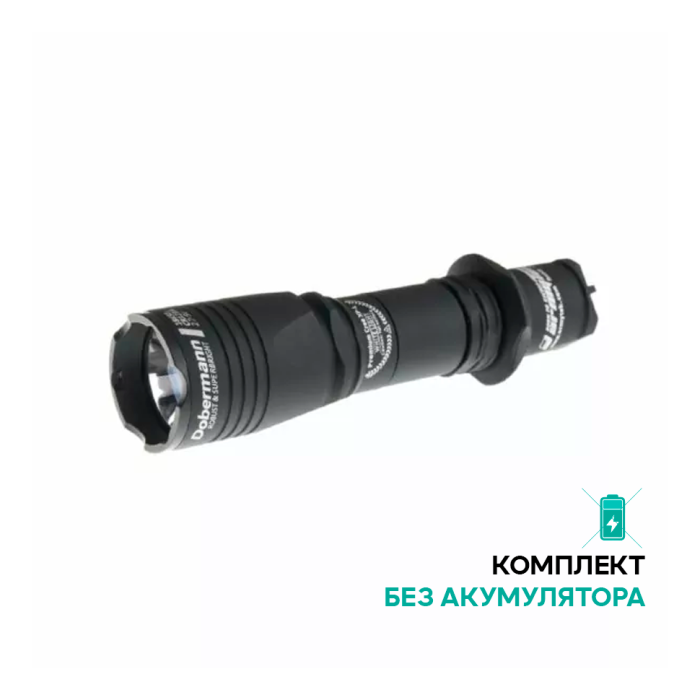 Тактический фонарь Armytek Dobermann XP-E2, красный (F02002BR)  