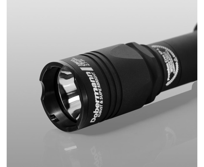 Тактический фонарь Armytek Dobermann XP-E2, красный (F02002BR)  