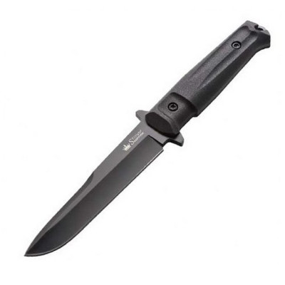 Нож Kizlyar Supreme Trident кратон черный, сталь AUS8, черные ножны