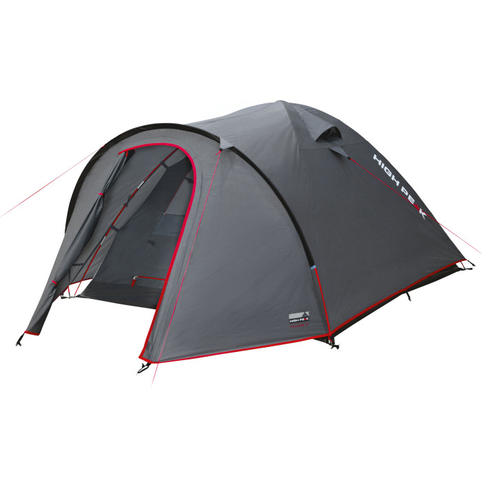 Палатка High Peak Nevada 4 Dark Grey/Red  