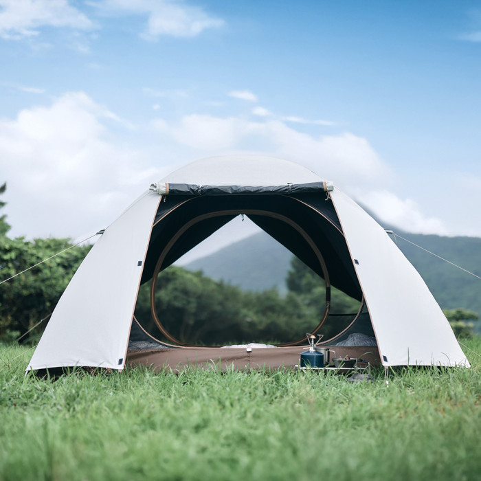 Палатка двухместная Naturehike Greek Style CNK2300ZP024 светло-кофейная  