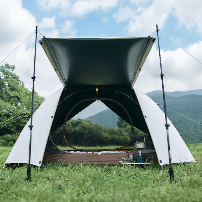 Палатка двухместная Naturehike Greek Style CNK2300ZP024 светло-кофейная  