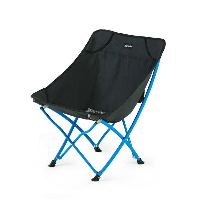 Кресло складное Naturehike YL04 NH18X004-Y, Оксфорд 600D / сталь, черный 