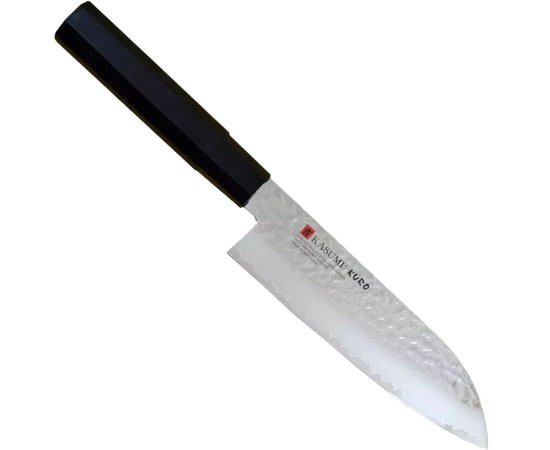 Нож кухонный    Kasumi Kuro Damascus Santoku, 165 mm  