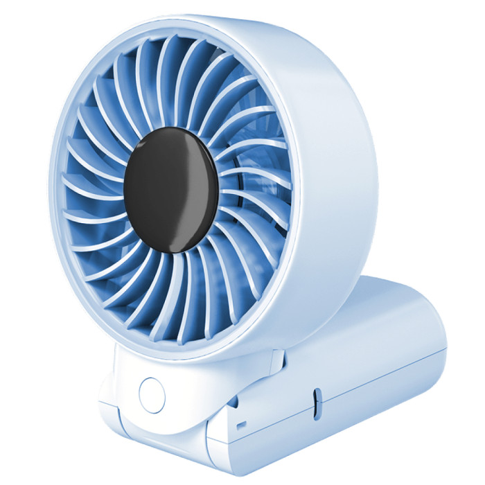 Портативный вентилятор Nitecore NEF03 Pro (LED-дисплей, 5 скоростей, до 5.8 м/с), синий  