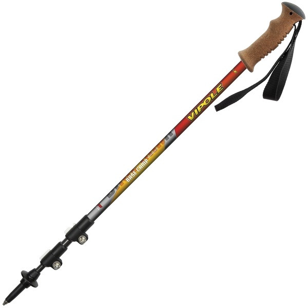 Треккинговые палки Vipole Base Camp QL Cork Roundhead Red  