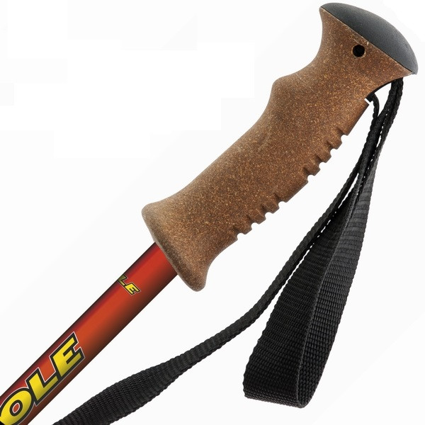 Треккинговые палки Vipole Base Camp QL Cork Roundhead Red  