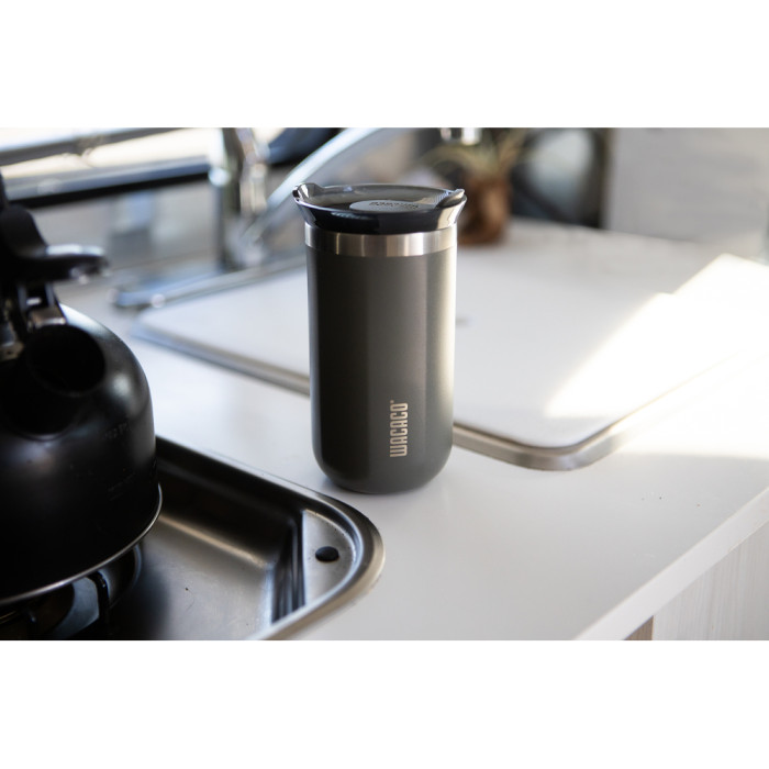 Термокружка Wacaco Octaroma Lungo 300 мл, серая  