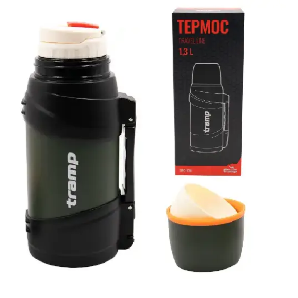 Термос Tramp Travel Line 1,3 л оливковый  