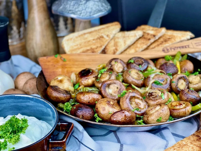 Набор тарелок эмалированных Petromax Enamel Plates 26 см Черный (2 шт)  