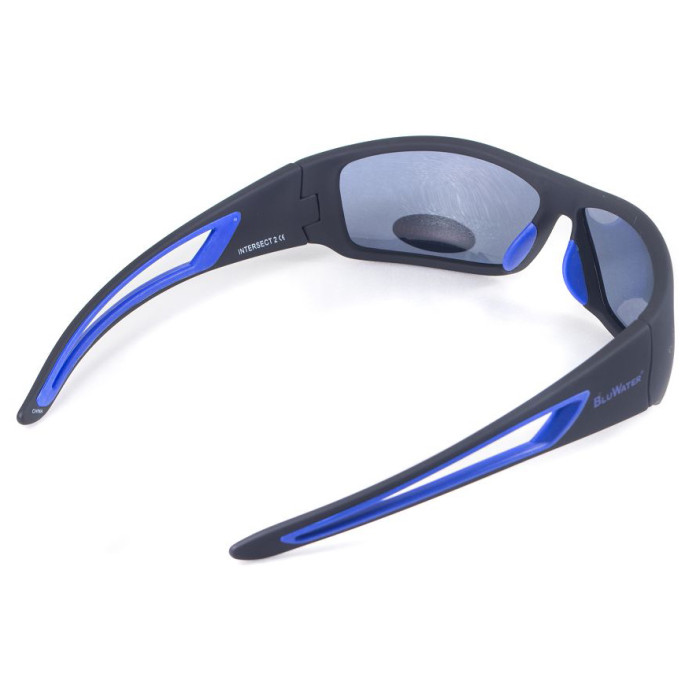 Очки BluWater Intersect-2 Polarized (gray) черные  