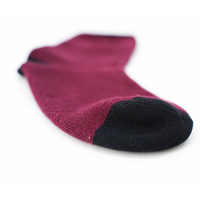 Водонепроницаемые носки DexShell Ultra Thin Crew, бордовый/черный, S  