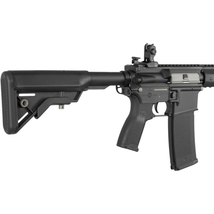 Страйкбольная винтовка Evolution Recon 10" Amplified Carbontech AEG 6 мм Cashmir Black  
