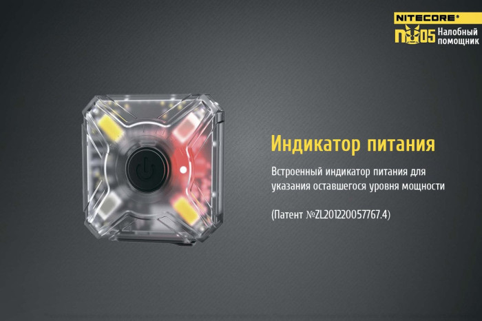 Фонарь налобный Nitecore NU05 KIT  