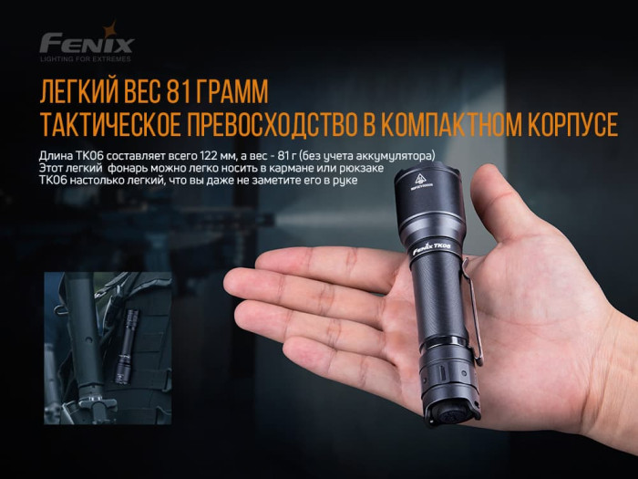 Фонарь Fenix TK06 Luminus SST20 L4 2 + набор для барбекю Roxon S602G  