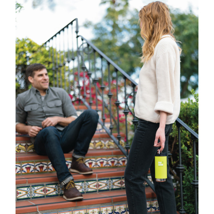 Термокружка Klean Kanteen TKWide Cafe Cap Juicy Pear 355 мл  