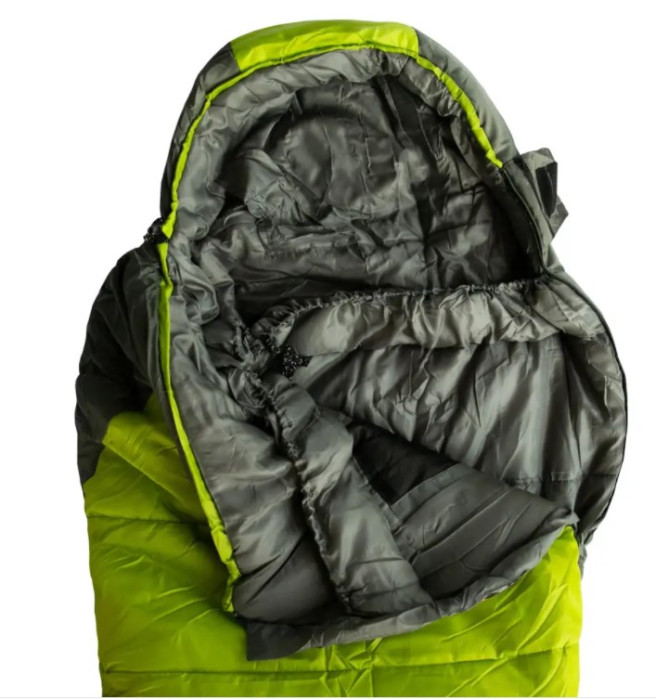 Спальный мешок Tramp Rover Compact кокон левый оливковый/серый 185/80-55 TRS-050С  