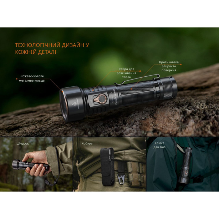 Фонарь ручной Fenix LD36RB черный  