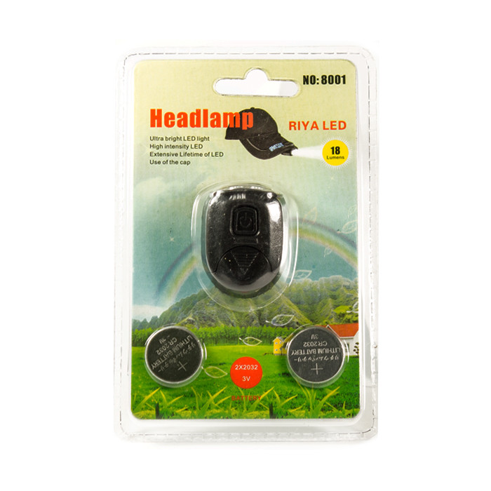 Фонарь на кепку Police 8001  