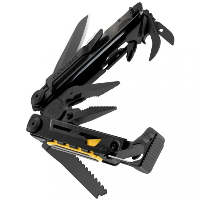 Мультиинструмент LEATHERMAN SIGNAL BLACK, синтетический чехол, картонная коробка  