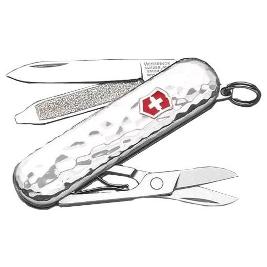 STERLING SILVER  58мм/1сл/5функ/Hammered /ножн  