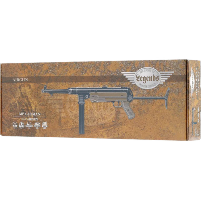 Пневматический пистолет - пулемет Umarex Legends MP40 Blowback кал.4,5мм  