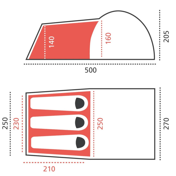 Палатка Grand Canyon Atlanta 3 Mojave Desert (330029)  