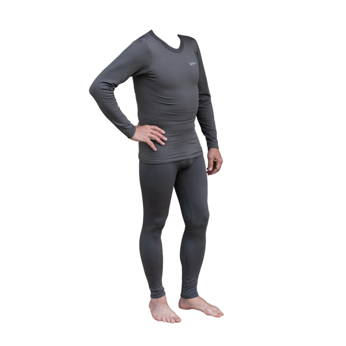 Термобелье мужское Tramp Warm Soft комплект (футболка+штаны) серый UTRUM-019-grey, UTRUM-019-grey-S/M  