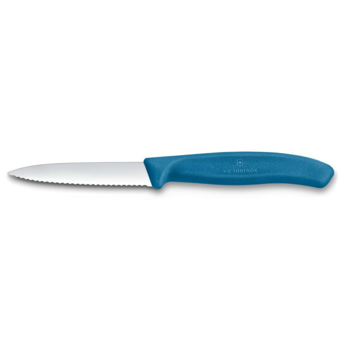 Нож для овощей Victorinox Swiss Classic 8см волн син 6.7632.C1  
