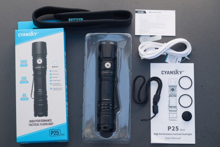 Фонарь Cyansky P25V2.0 XHP70.3 черный  