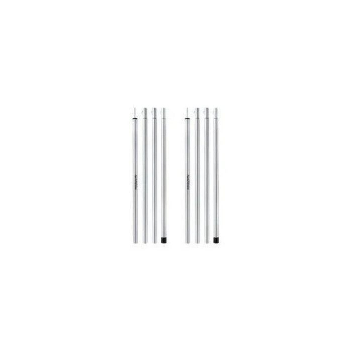 Стойки для тента стальные оцинкованные Naturehike Steel poles NH19PJ042, 25мм*2.4м, серые (2 шт)  