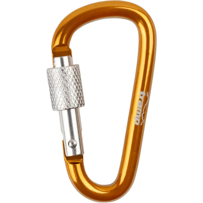 Набор алюминиевых карабинов Трамп 6 см с муфтой UTRA-307-orange (10 шт)