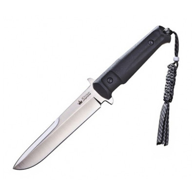Нож Kizlyar Supreme Trident кратон сатин, сталь AUS8, камо ножны