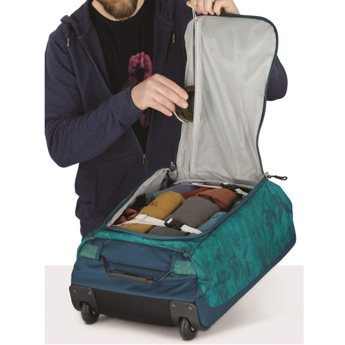 Сумка на колесах Osprey Daylite Carry-On Wheeled Duffel 40- зеленая  