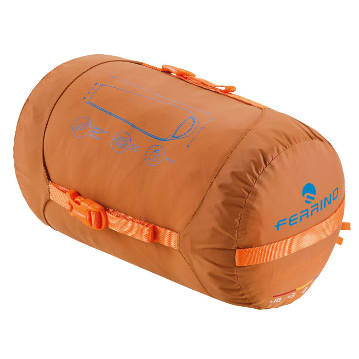 Спальный мешок Ferrino Lightec 1200 Duvet/-11°C Russet (Left)  